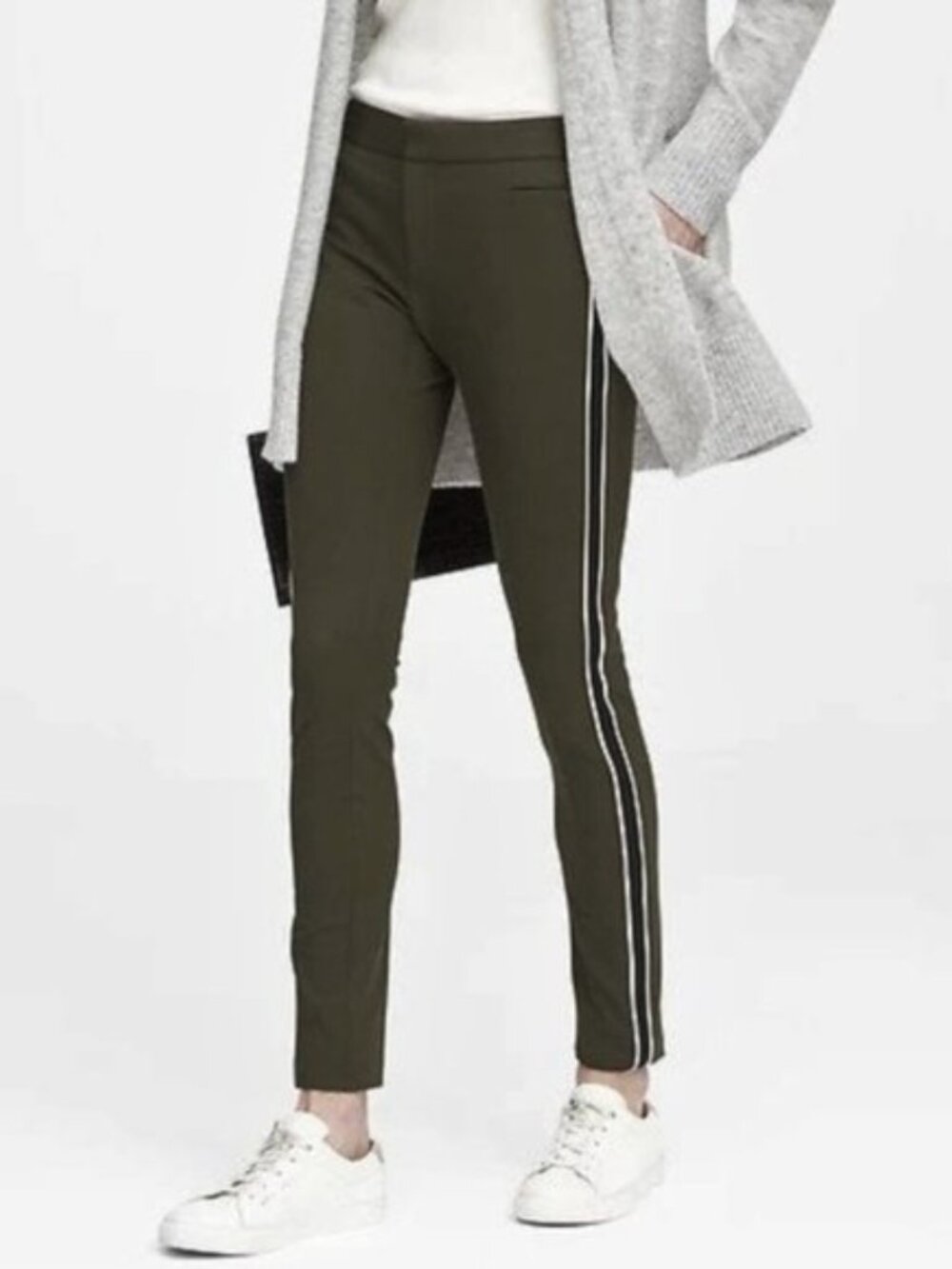 Banana Republic Sloan Skinny Side Stripe Pants 6R